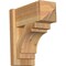 Ekena Millwork Merced Rough Sawn Arts and Crafts Outlooker, Western Red Cedar, 8"W x 18"D x 18"H OUT08X18X18MRC03RWR - alternate 1